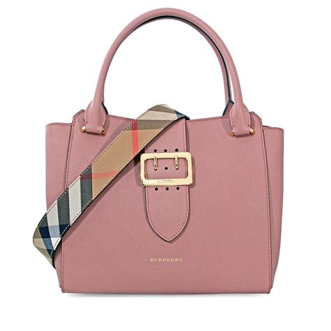 small burberry tote|burberry medium buckle tote pink.